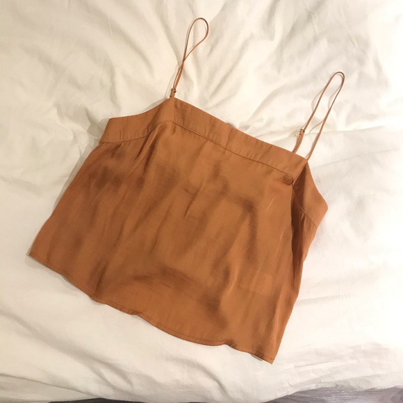 Urban Outfitters silky dusty orange/mustard cami - Picture 4 of 4